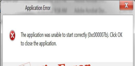 cách sửa lỗi the application was unable to start correctly 0xc00007b