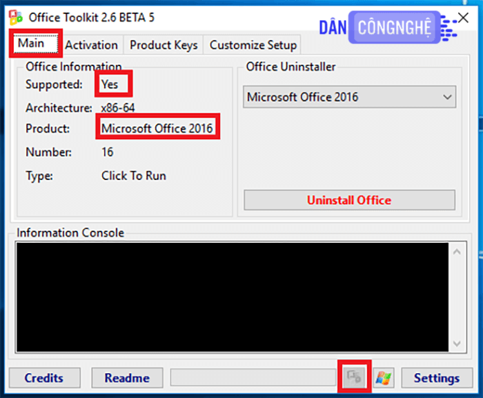 phiên bản Windows/office của bạn có hỗ trợ active
